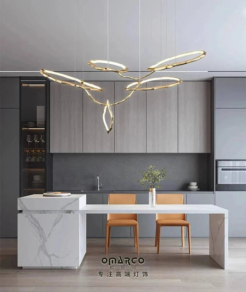 Luminaire Suspension design contemporain en métal – Référence : Althéa5623- - Nexa Lights
