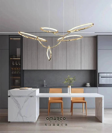 Luminaire Suspension design contemporain en métal – Référence : Althéa5623- - Nexa Lights