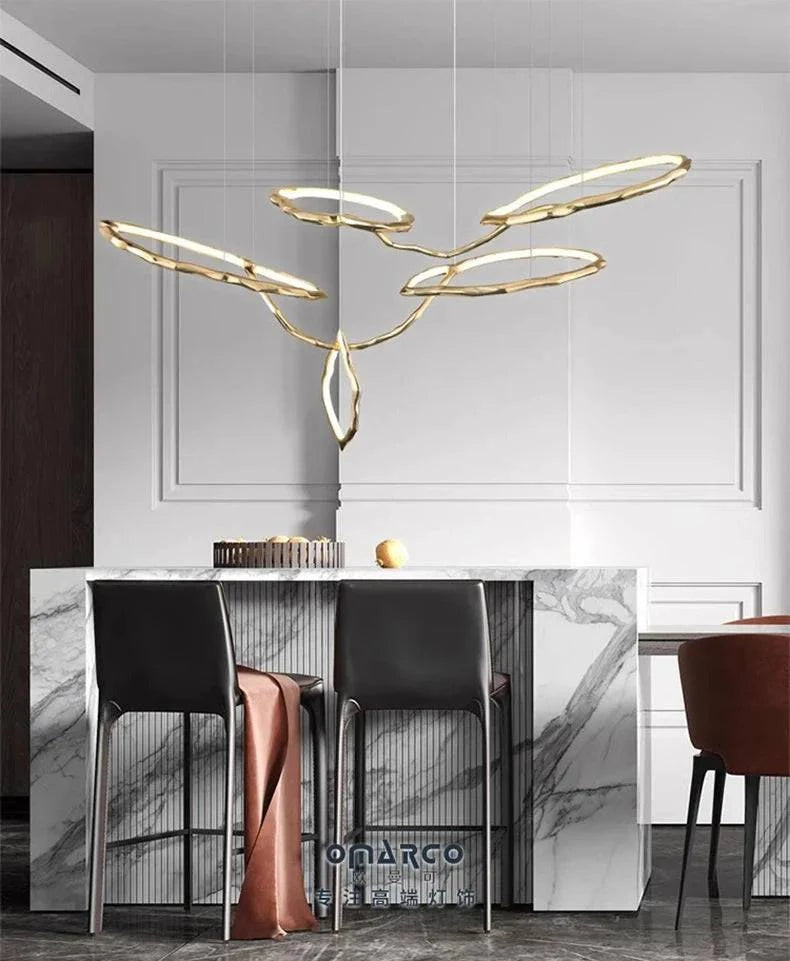 Luminaire Suspension design contemporain en métal – Référence : Althéa5623- - Nexa Lights