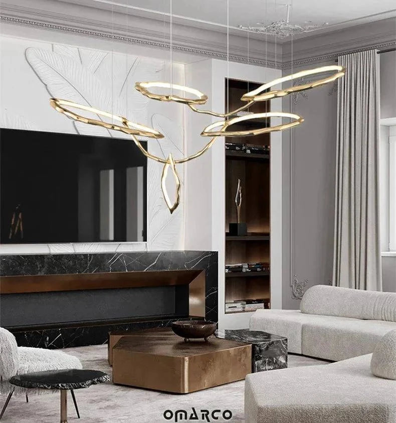 Luminaire Suspension design contemporain en métal – Référence : Althéa5623- - Nexa Lights