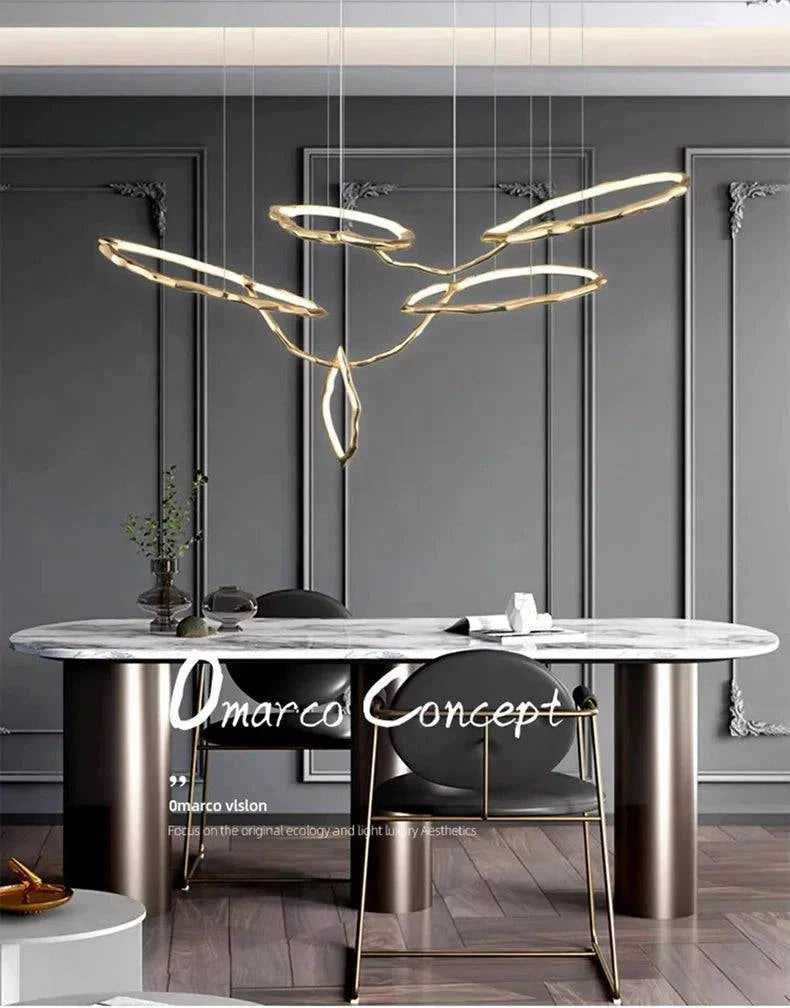 Luminaire Suspension design contemporain en métal – Référence : Althéa5623- - Nexa Lights