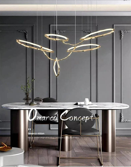 Luminaire Suspension design contemporain en métal – Référence : Althéa5623- - Nexa Lights