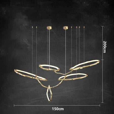 Luminaire Suspension design contemporain en métal – Référence : Althéa5623- - Nexa Lights