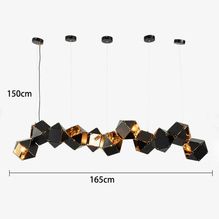Luminaire Suspension design contemporain en métal – Référence : Arvel6293- - Nexa Lights
