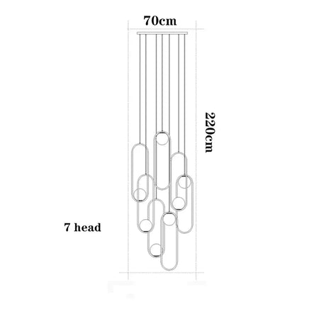 Luminaire Suspension design contemporain en métal – Référence : Aurelien5723- - Nexa Lights