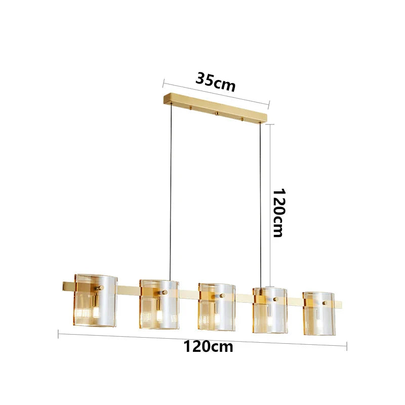 Luminaire Suspension design contemporain en métal – Référence : Cybèle1453- - Nexa Lights