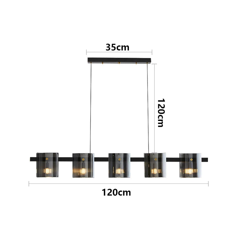 Luminaire Suspension design contemporain en métal – Référence : Cybèle1453- - Nexa Lights