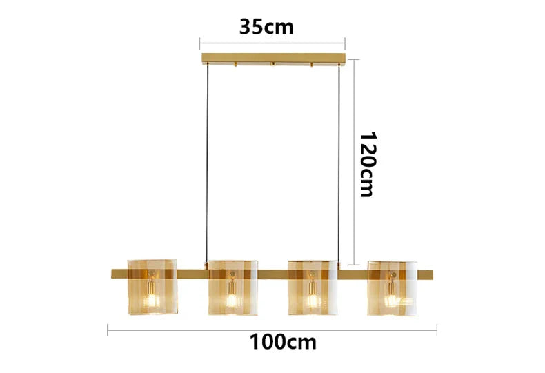 Luminaire Suspension design contemporain en métal – Référence : Cybèle1453- - Nexa Lights