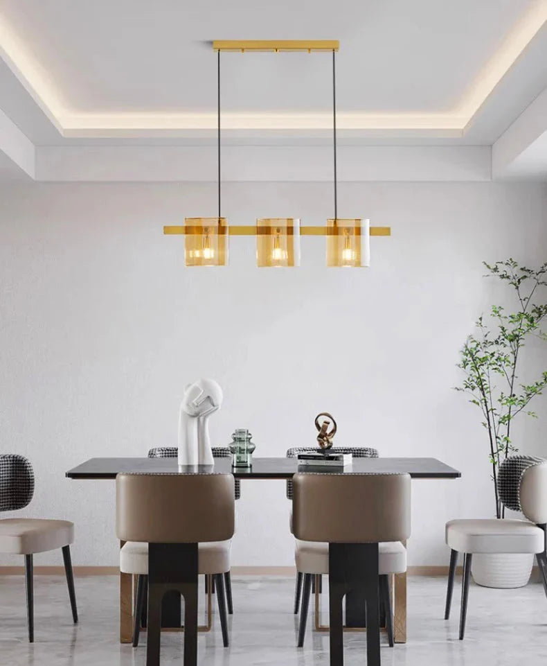 Luminaire Suspension design contemporain en métal – Référence : Cybèle1453- - Nexa Lights