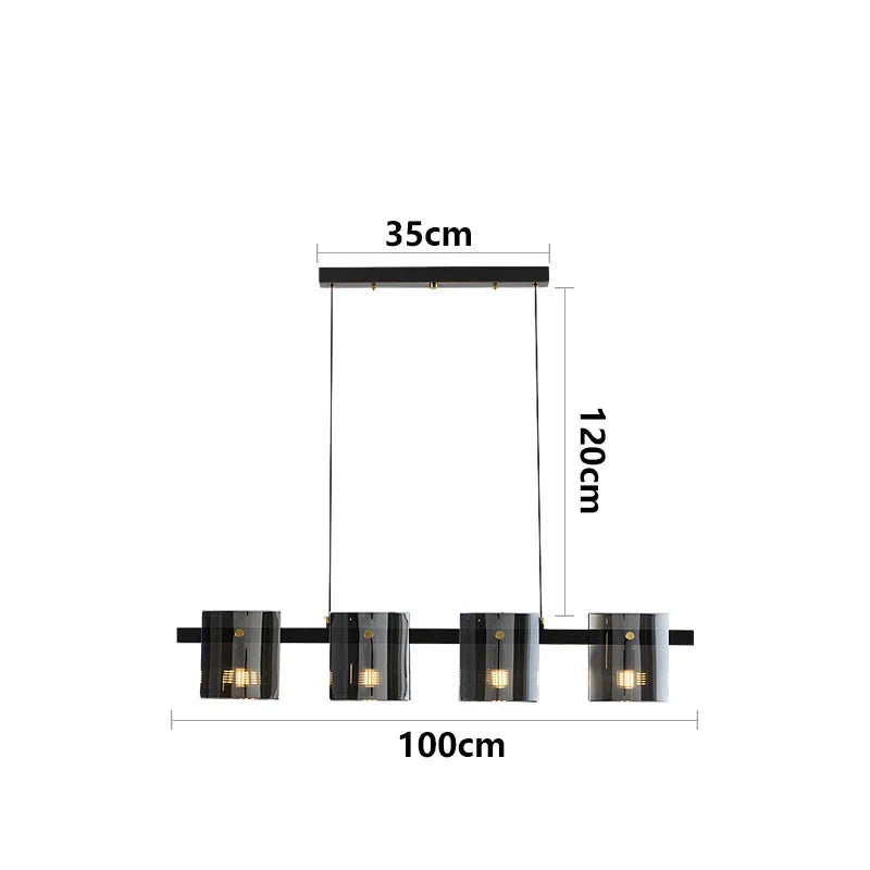 Luminaire Suspension design contemporain en métal – Référence : Cybèle1453- - Nexa Lights