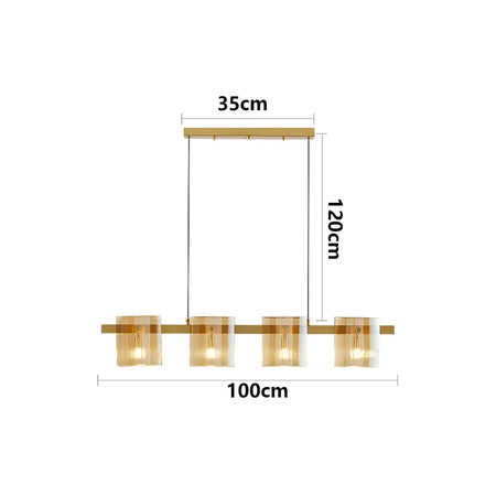Luminaire Suspension design contemporain en métal – Référence : Cybèle1453- - Nexa Lights