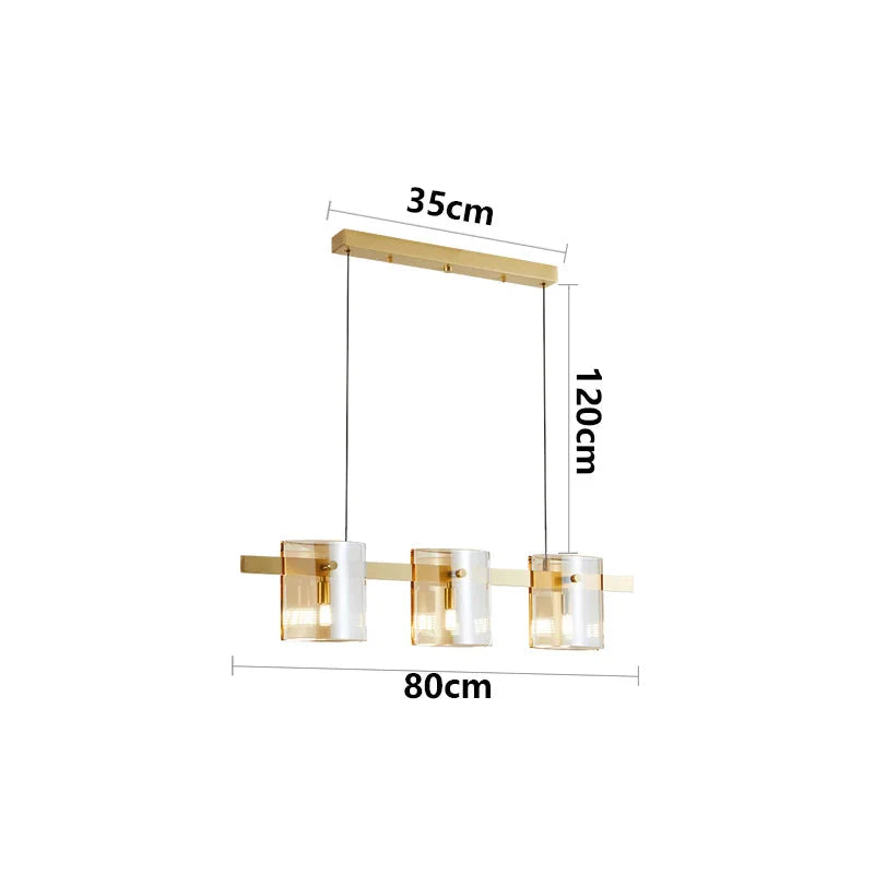 Luminaire Suspension design contemporain en métal – Référence : Cybèle1453- - Nexa Lights