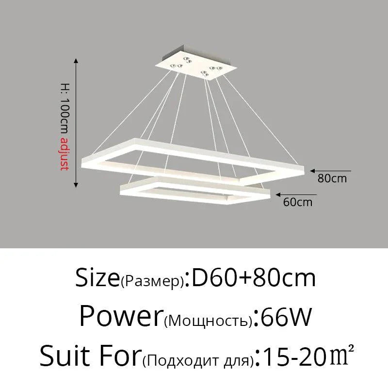 Luminaire Suspension design contemporain en métal – Référence : Loriane5623-Luminaire Suspendu - Nexa Lights
