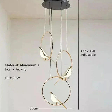 Luminaire Suspension design contemporain en métal – Référence : Marvyn4623-Luminaire Suspendu - Nexa Lights