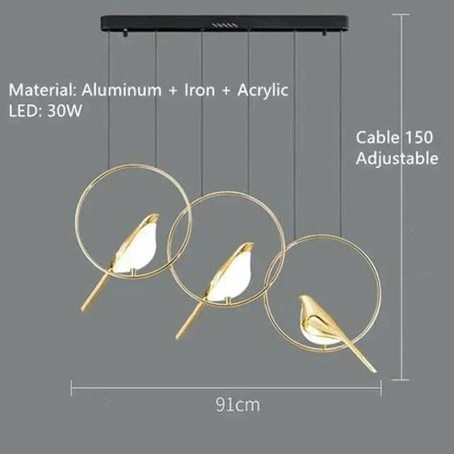 Luminaire Suspension design contemporain en métal – Référence : Marvyn4623-Luminaire Suspendu - Nexa Lights