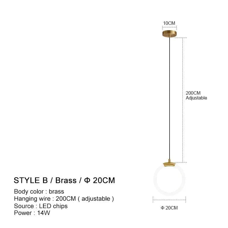 Luminaire Suspension design contemporain en métal – Référence : Nyssa4823-Luminaire Suspendu - Nexa Lights