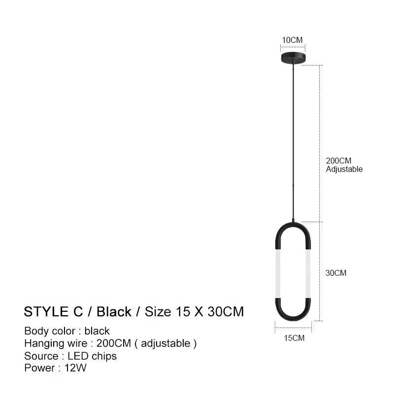 Luminaire Suspension design contemporain en métal – Référence : Nyssa4823-Luminaire Suspendu - Nexa Lights
