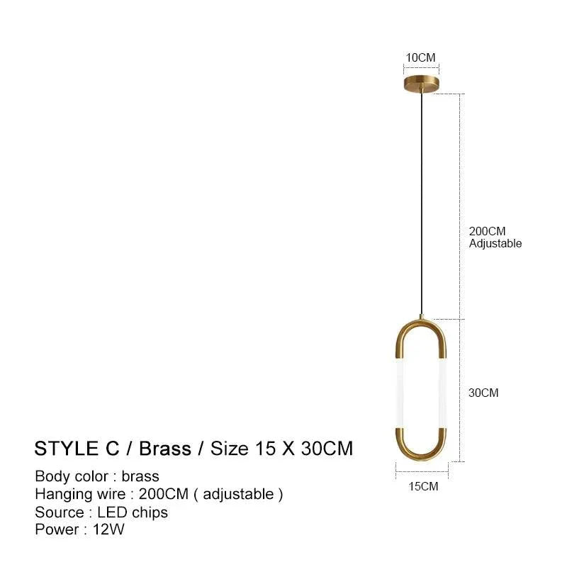 Luminaire Suspension design contemporain en métal – Référence : Nyssa4823-Luminaire Suspendu - Nexa Lights