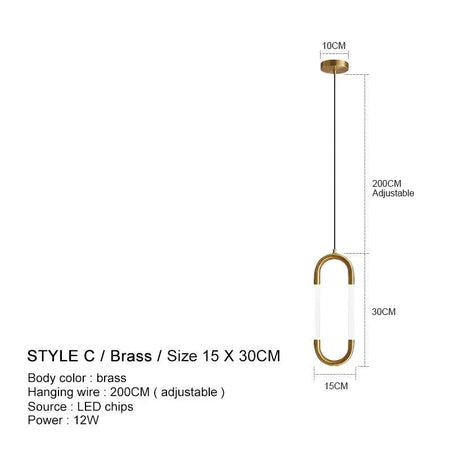 Luminaire Suspension design contemporain en métal – Référence : Nyssa4823-Luminaire Suspendu - Nexa Lights