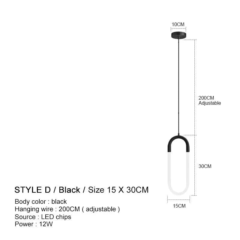 Luminaire Suspension design contemporain en métal – Référence : Nyssa4823-Luminaire Suspendu - Nexa Lights