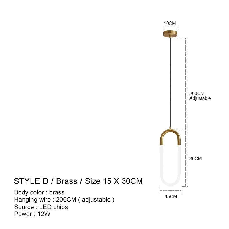 Luminaire Suspension design contemporain en métal – Référence : Nyssa4823-Luminaire Suspendu - Nexa Lights