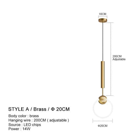 Luminaire Suspension design contemporain en métal – Référence : Nyssa4823-Luminaire Suspendu - Nexa Lights
