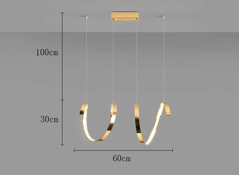 Luminaire Suspension design contemporain en métal – Référence : Orin5837- - Nexa Lights