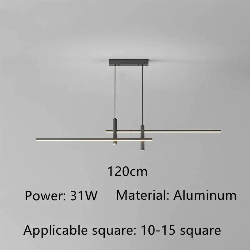 Luminaire Suspension design contemporain en métal doré – Référence : Aveline4263-Luminaire Suspendu - Nexa Lights