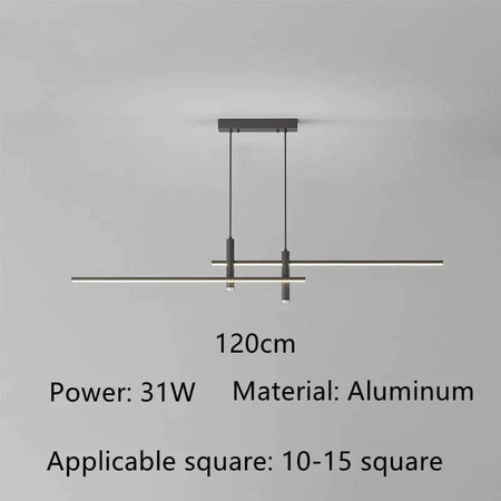 Luminaire Suspension design contemporain en métal doré – Référence : Aveline4263-Luminaire Suspendu - Nexa Lights