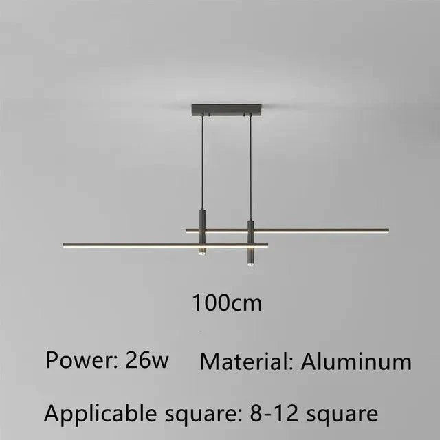 Luminaire Suspension design contemporain en métal doré – Référence : Aveline4263-Luminaire Suspendu - Nexa Lights