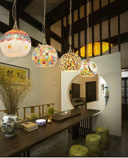Luminaire Suspension design contemporain en verre – Référence : Alvyn5321- - Nexa Lights