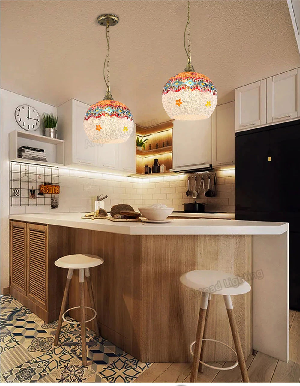 Luminaire Suspension design contemporain en verre – Référence : Alvyn5321- - Nexa Lights