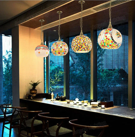 Luminaire Suspension design contemporain en verre – Référence : Alvyn5321- - Nexa Lights