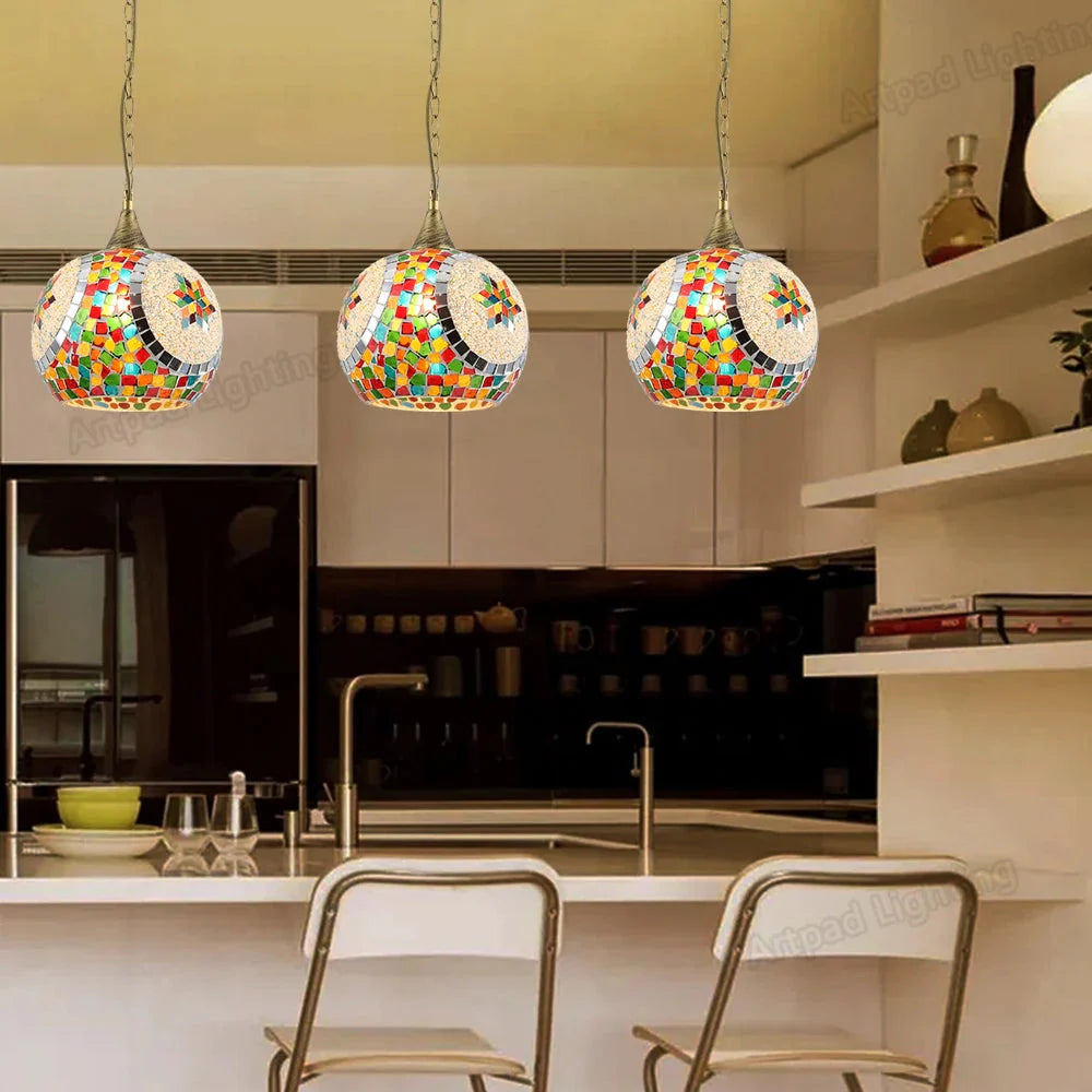 Luminaire Suspension design contemporain en verre – Référence : Alvyn5321- - Nexa Lights