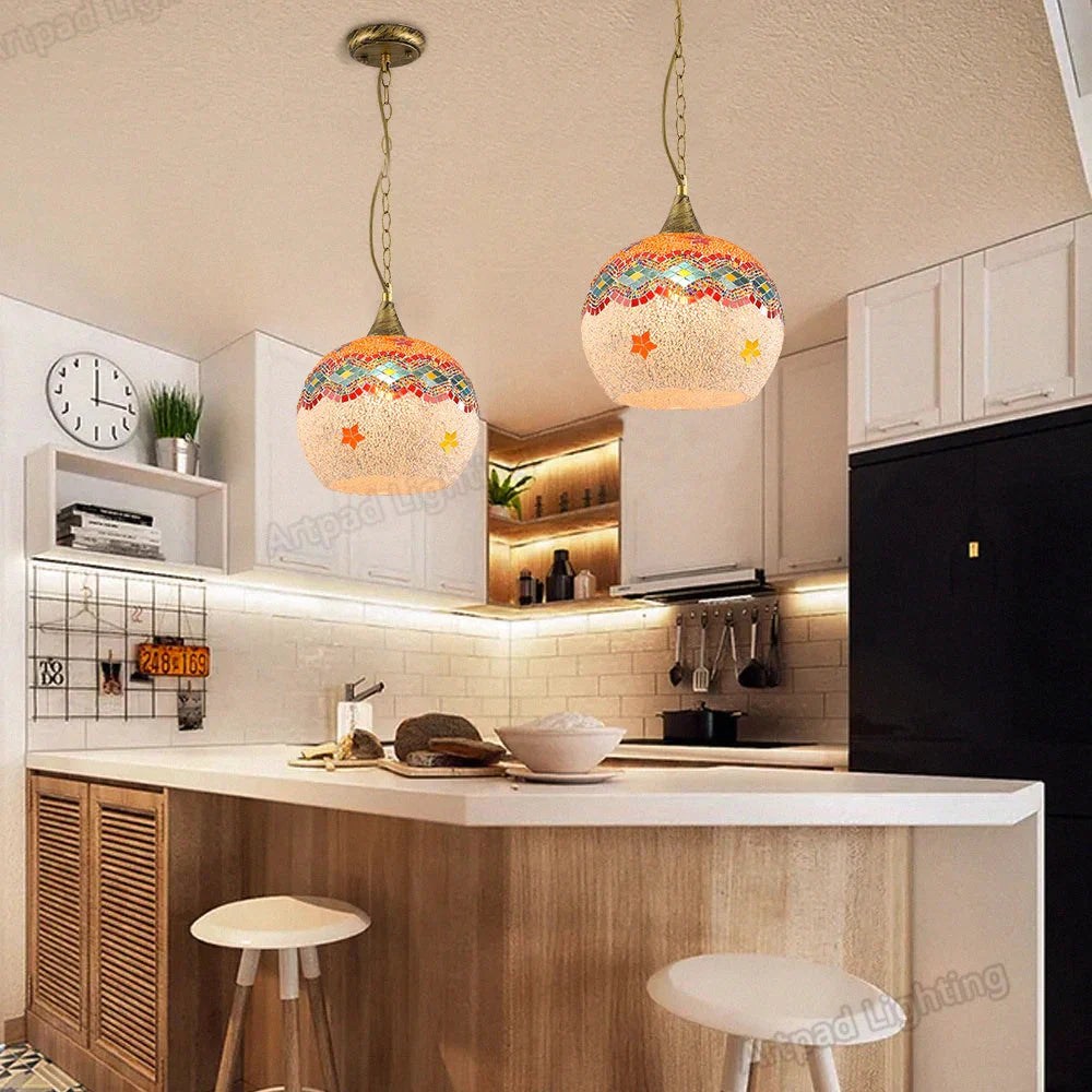 Luminaire Suspension design contemporain en verre – Référence : Alvyn5321- - Nexa Lights