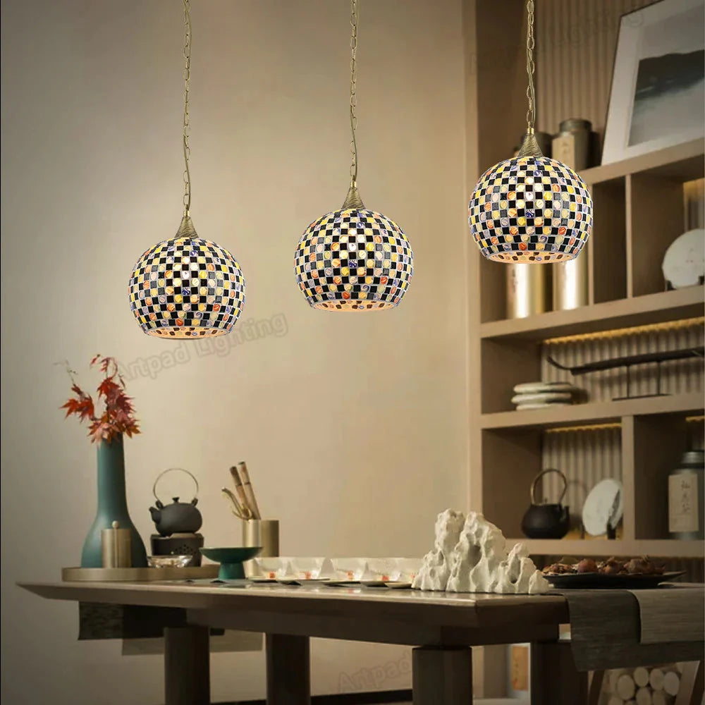 Luminaire Suspension design contemporain en verre – Référence : Alvyn5321- - Nexa Lights