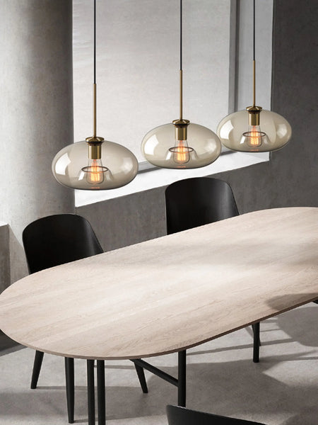 Luminaire Suspension design contemporain en verre – Référence : Alvyn5623- - Nexa Lights