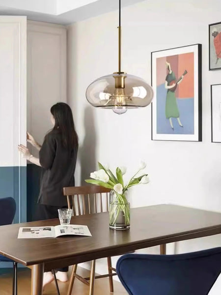 Luminaire Suspension design contemporain en verre – Référence : Alvyn5623- - Nexa Lights