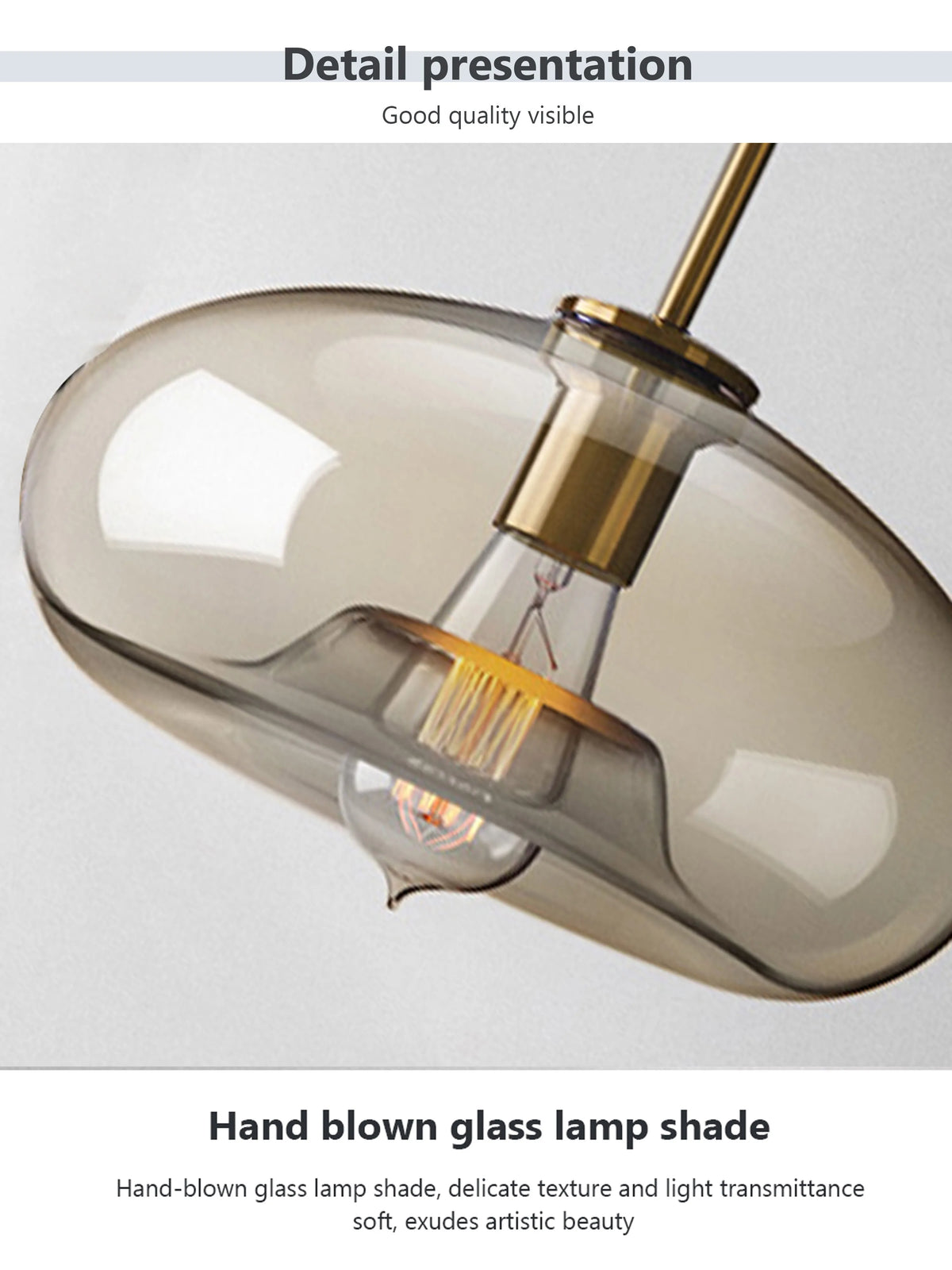 Luminaire Suspension design contemporain en verre – Référence : Alvyn5623- - Nexa Lights