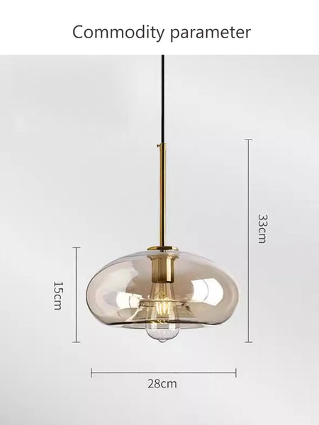 Luminaire Suspension design contemporain en verre – Référence : Alvyn5623- - Nexa Lights