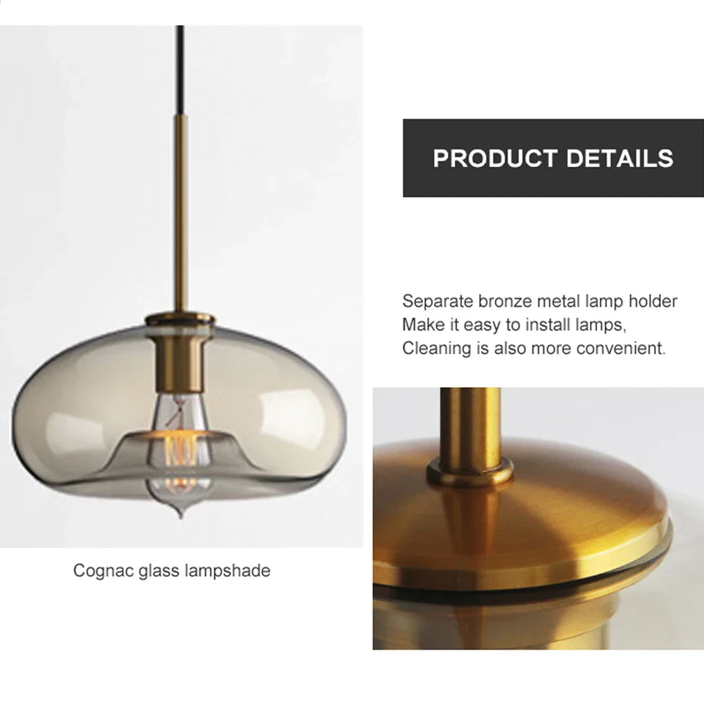 Luminaire Suspension design contemporain en verre – Référence : Alvyn5623- - Nexa Lights