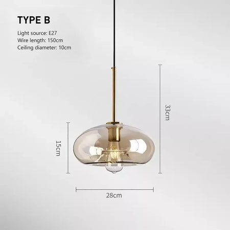Luminaire Suspension design contemporain en verre – Référence : Alvyn5623- - Nexa Lights