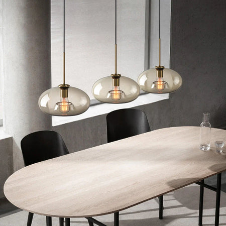 Luminaire Suspension design contemporain en verre – Référence : Alvyn5623- - Nexa Lights