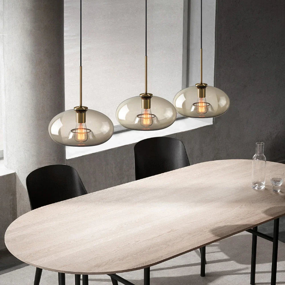 Luminaire Suspension design contemporain en verre – Référence : Alvyn5623- - Nexa Lights