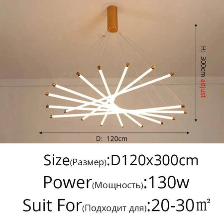 Luminaire Suspension design contemporain en verre – Référence : Marlois4729- - Nexa Lights