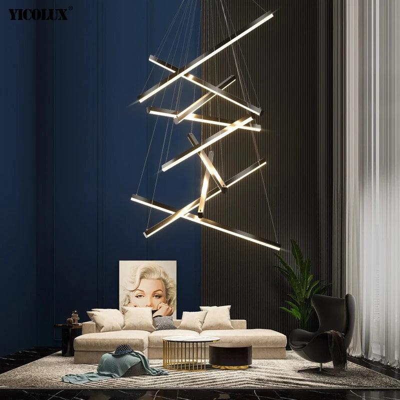 Luminaire Suspension design contemporain en verre – Référence : Marlois4729- - Nexa Lights