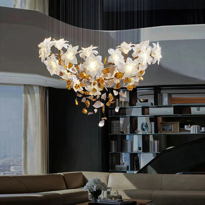 Luminaire Suspension design élégant en laiton – Référence : Mariselle4827- - Nexa Lights