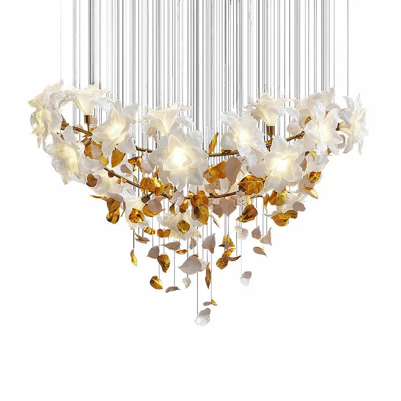 Luminaire Suspension design élégant en laiton – Référence : Mariselle4827- - Nexa Lights