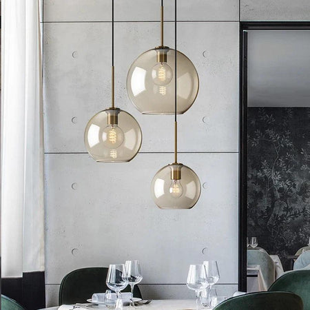 Luminaire Suspension design élégant en verre et métal – Référence : Marvyn5274-Luminaire Suspendu - Nexa Lights