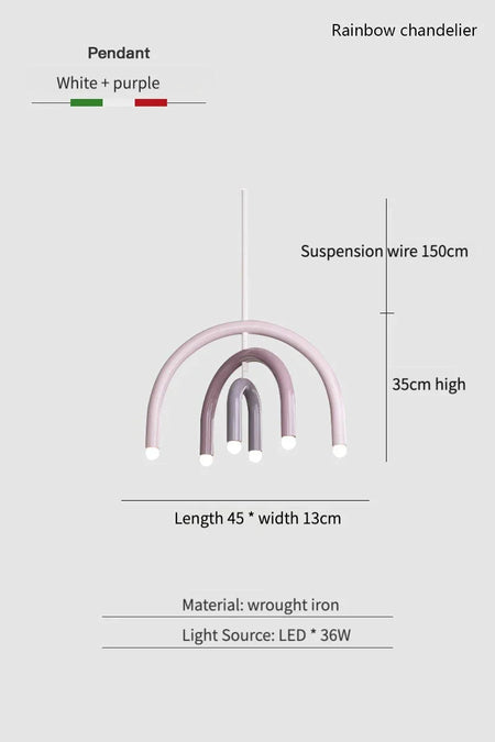 Luminaire Suspension design épuré en forme de U – Référence : Marlon5632-Luminaire Suspendu - Nexa Lights